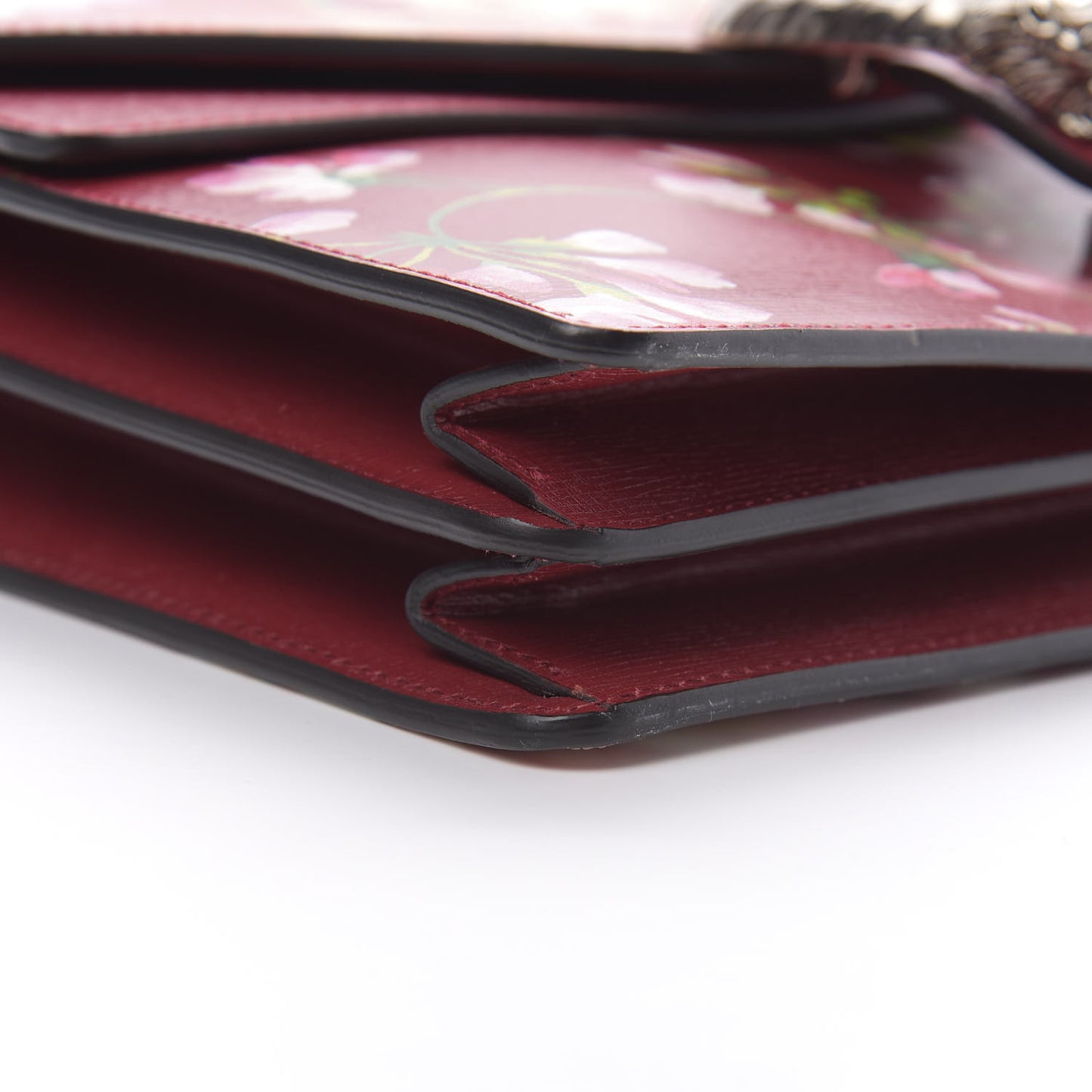 Calfskin Blooms Print Medium Dionysus Shoulder Bag Romantic Cherry Multicolor