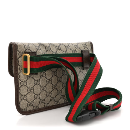 Gucci GG Supreme Monogram Neo Vintage Web Belt Bag Brown 3 of 11