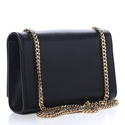 Saint Laurent Smooth Calfskin Small Deconstructed Monogram Kate Satchel Black 2 of 4