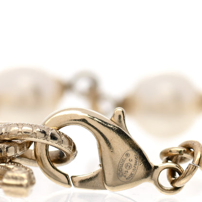 Chanel Pearl CC Bracelet Gold 4 of 4