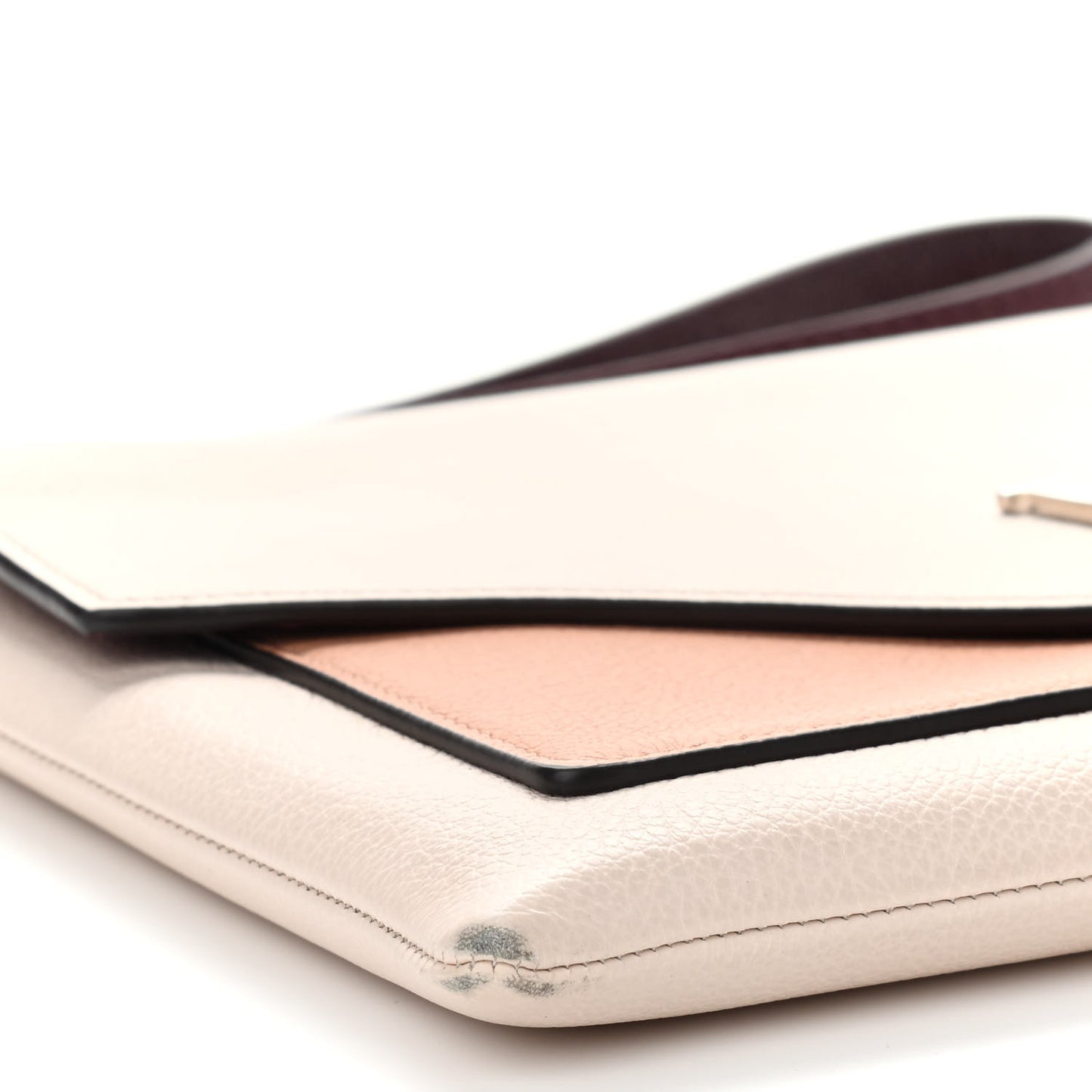 Soft Calfskin My Lockme Pochette Rose Silk Quartz