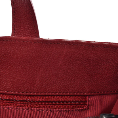 Chanel Caviar Quilted Large Casual Pocket Tote Red 9 of 14