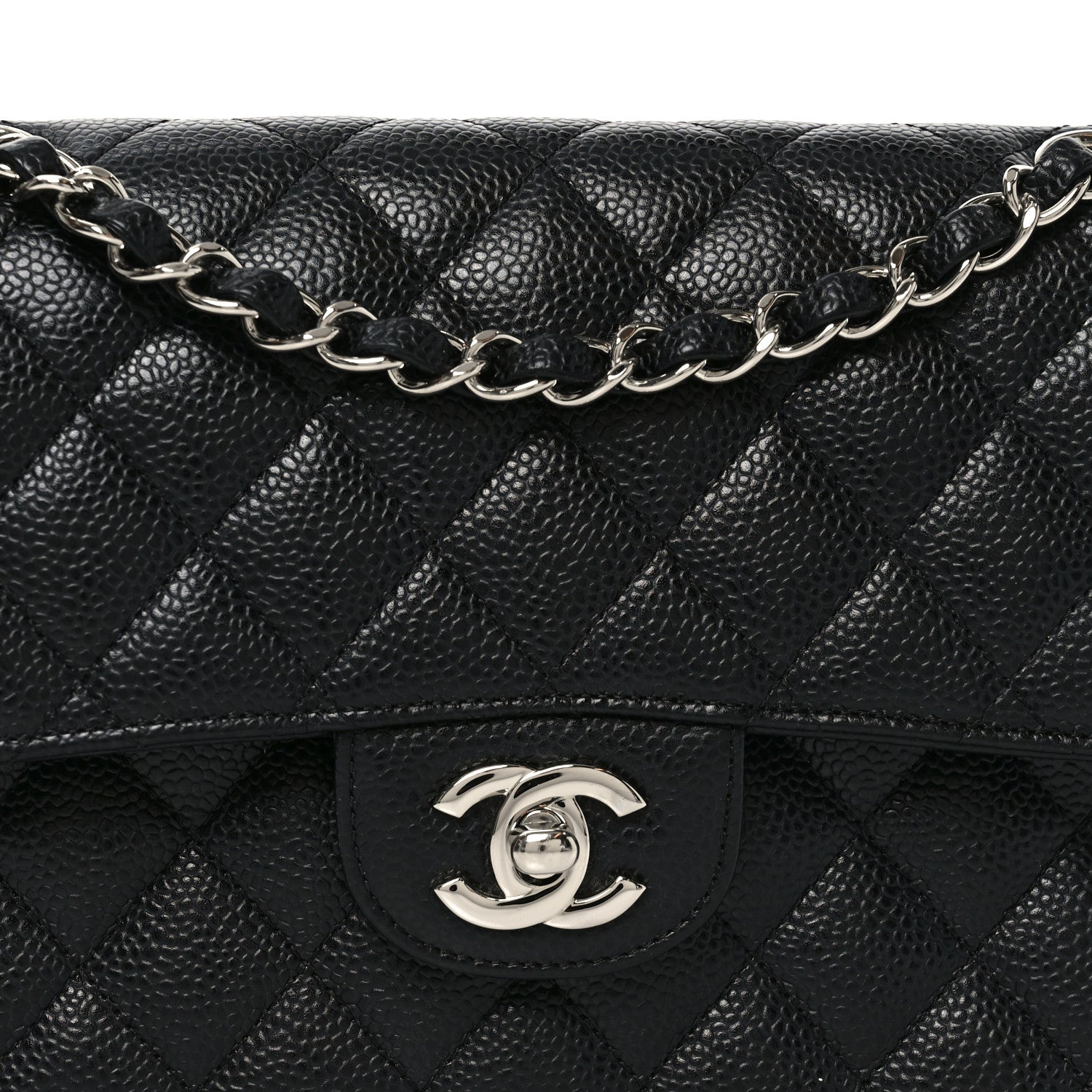 Chanel Caviar Quilted Small Double Flap Black 8 of 11