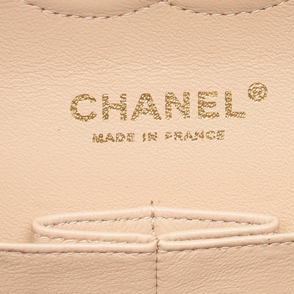 Chanel Caviar Quilted Medium Double Flap Beige Clair 8 of 9