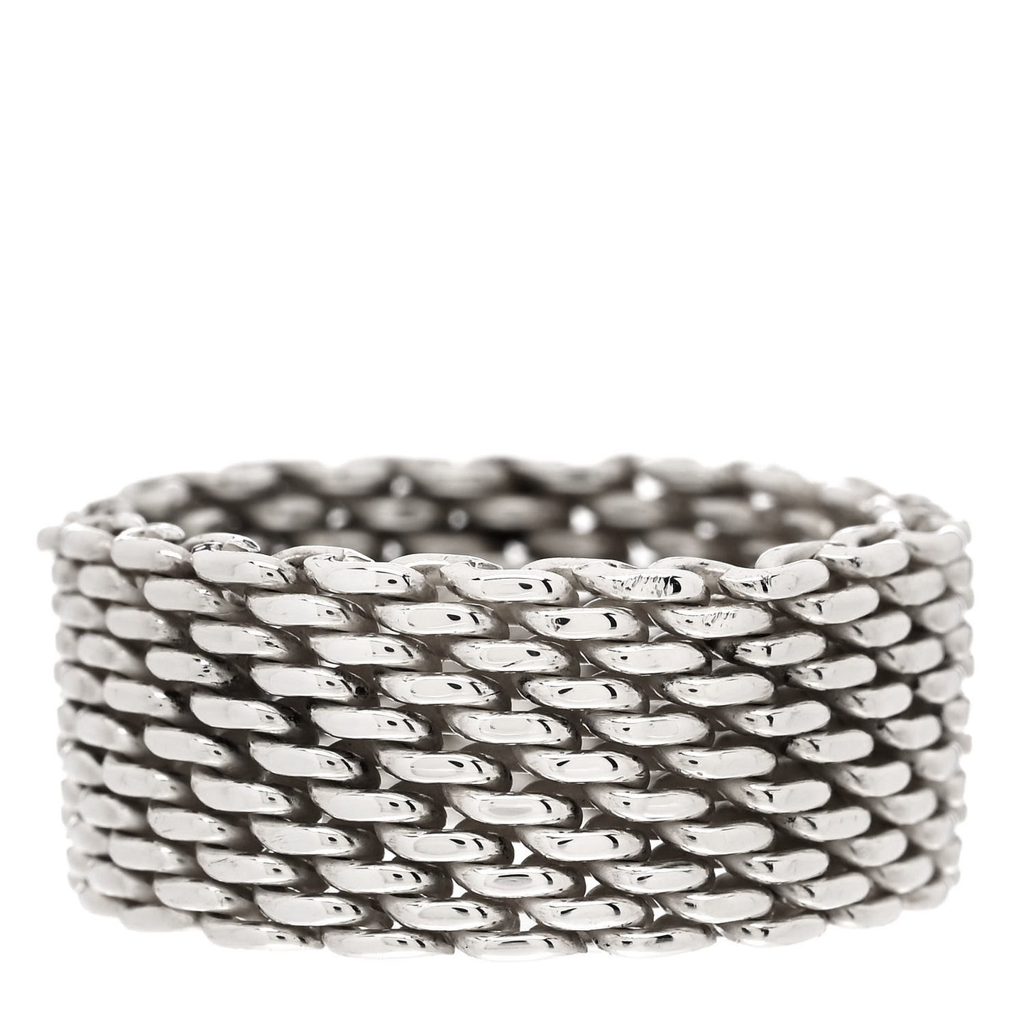 Sterling Silver Somerset Mesh Ring 60 9