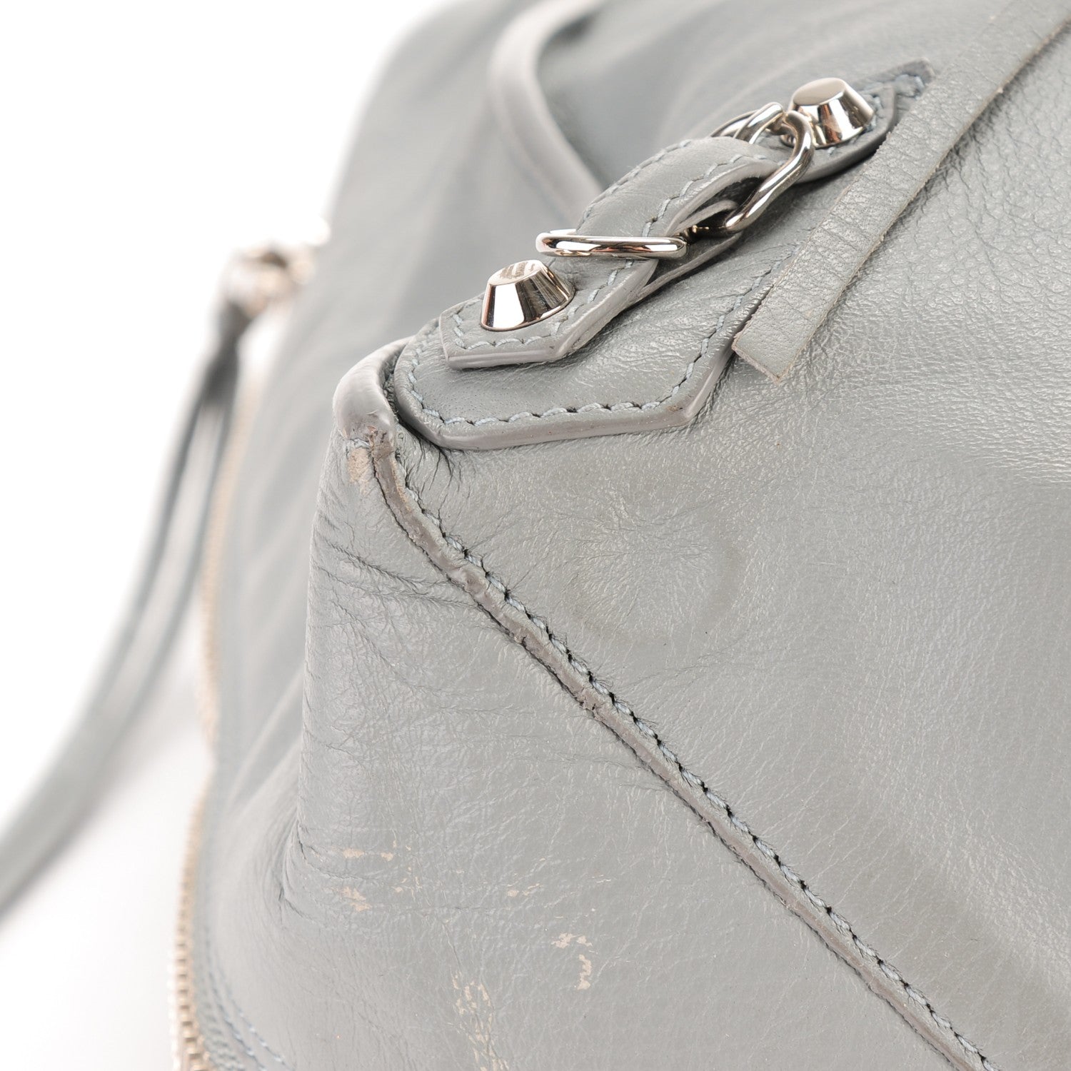 Balenciaga Veau Papier A4 Zip Around Tote Grey 8 of 10