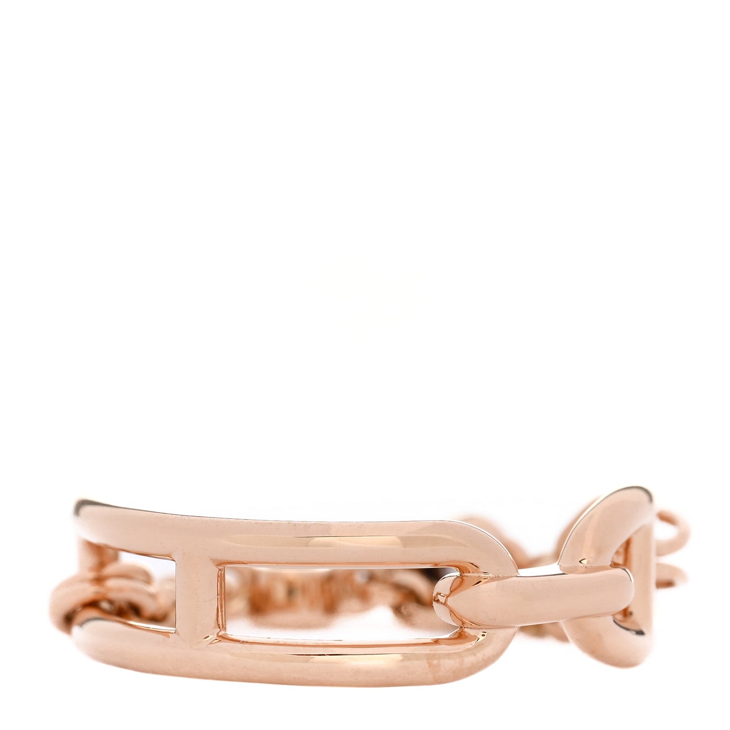 18K Rose Gold Diamond PM Chaine d'Ancre Chaos Ring 52 6