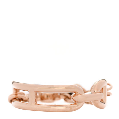 Hermes 18K Rose Gold Diamond PM Chaine d'Ancre Chaos Ring 52 6 3 of 5