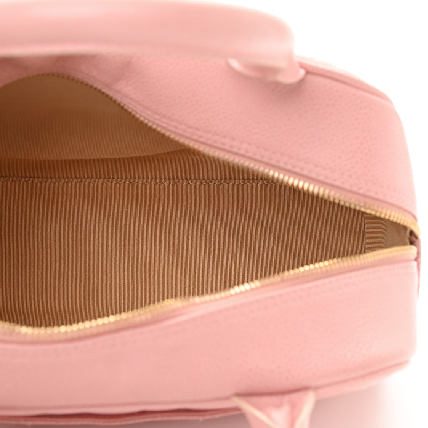 Caviar Quilted Small Bowler Pink