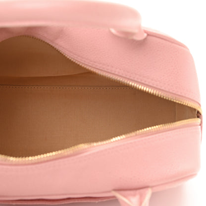 Chanel Caviar Quilted Small Bowler Pink 5 of 12