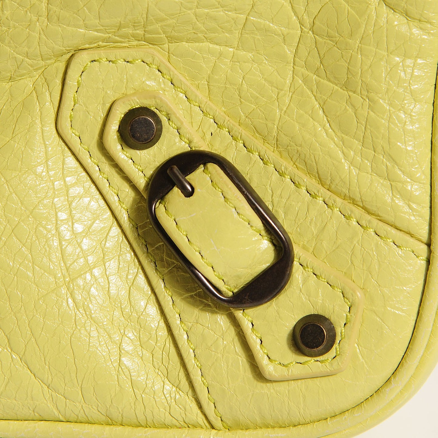 Agneau Classic Hardware Hip Jaune Citronnade