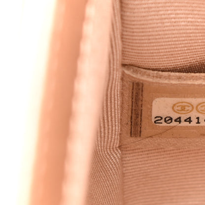 Chanel Metallic Calfskin Perforated Small Boy Flap Gold 7 of 12