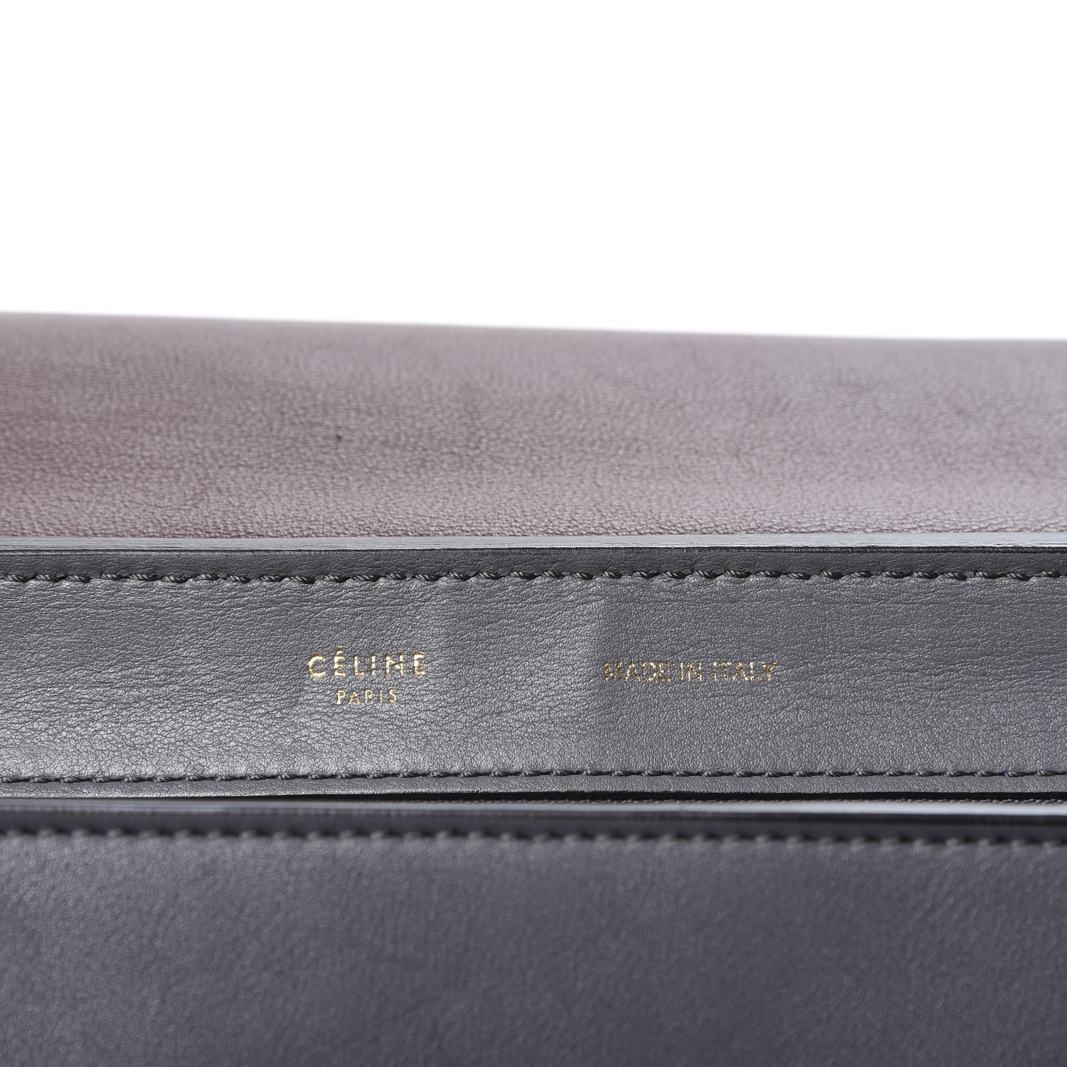 Celine Smooth Calfskin Suede Medium Tri-Color Trapeze Yellow 7 of 8