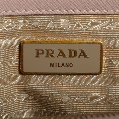 Prada Saffiano Lux Small Double Zip Tote Cammeo 8 of 11