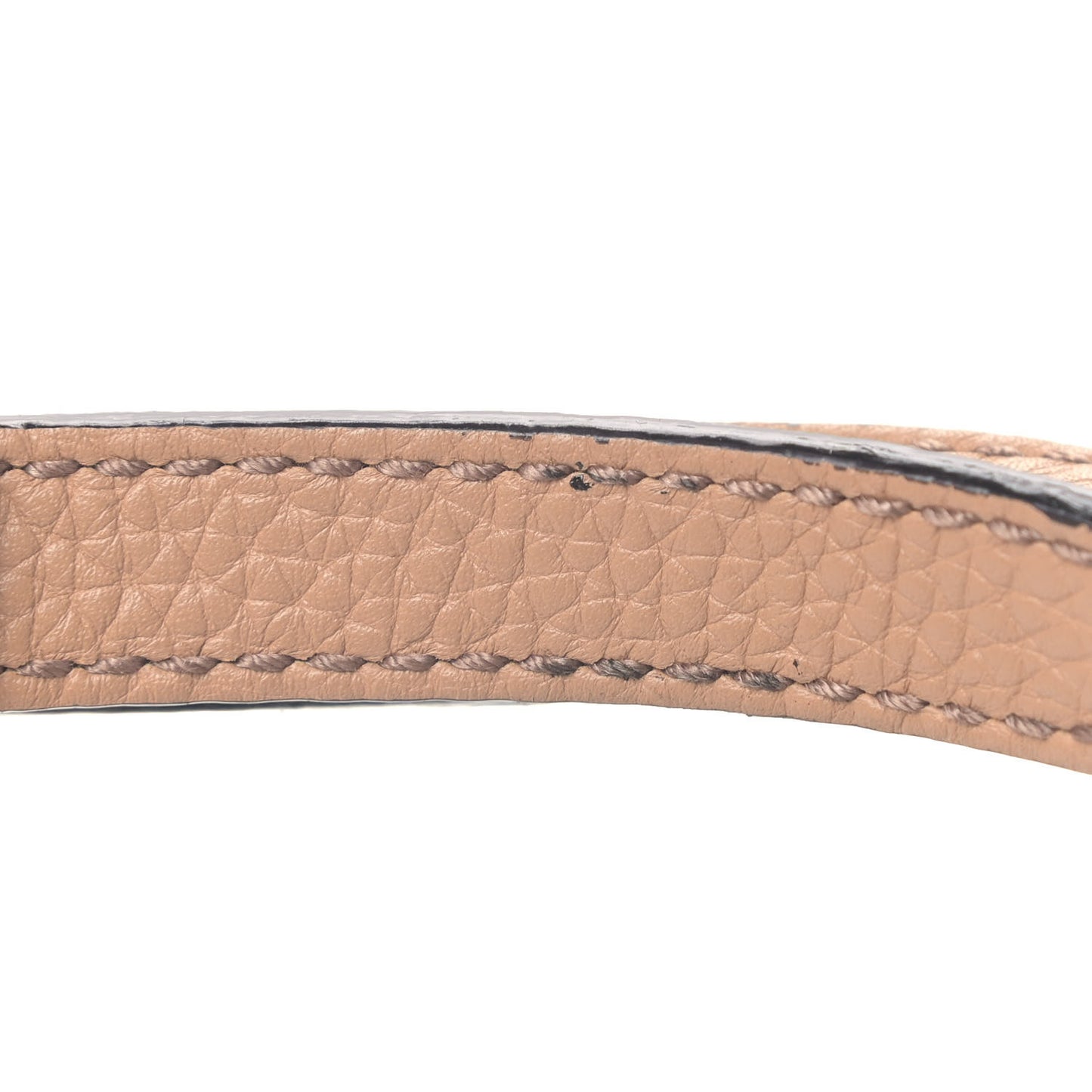 Pebbled Calfskin Small Soho Disco Bag Rose Beige