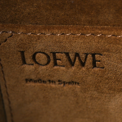 Loewe Calfskin Small Gate Crossbody Bag Tan Steel Blue 6 of 9