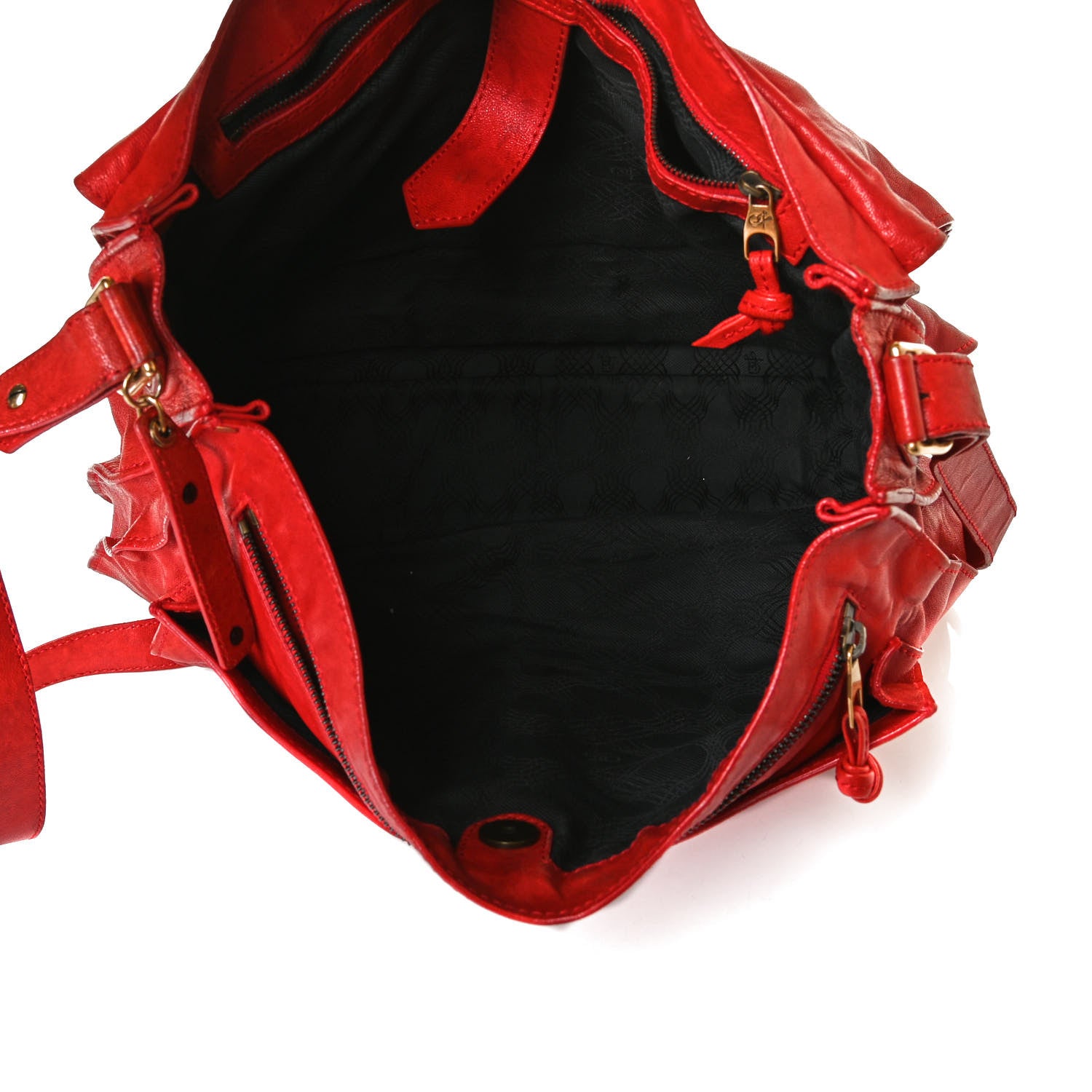 Proenza Schouler Lambskin PS1 Extra Large Satchel Lipstick Red 5 of 41