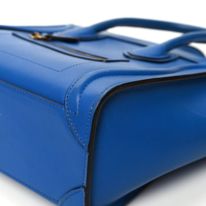 Celine Smooth Calfskin Nano Luggage Royal Blue 9 of 13
