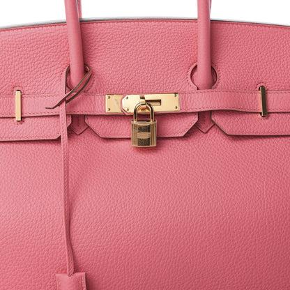 Hermes Togo Birkin 35 Rose Lipstick 8 of 16