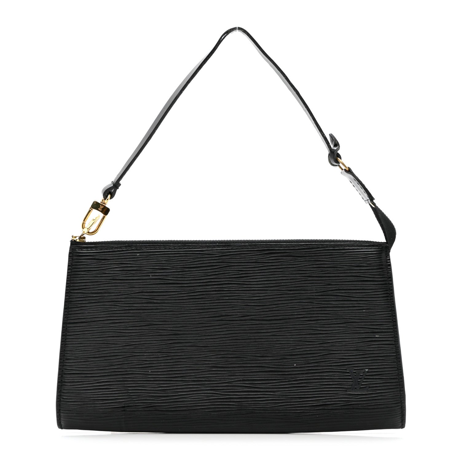 Louis Vuitton Epi Pochette Accessories 24 Black 1 of 8