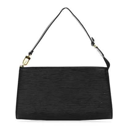 Louis Vuitton Epi Pochette Accessories 24 Black 1 of 8