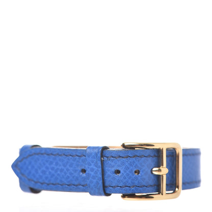 Hermes Stainless Steel Courchevel 20mm Kelly Cadena Quartz Watch Bleu France 5 of 11