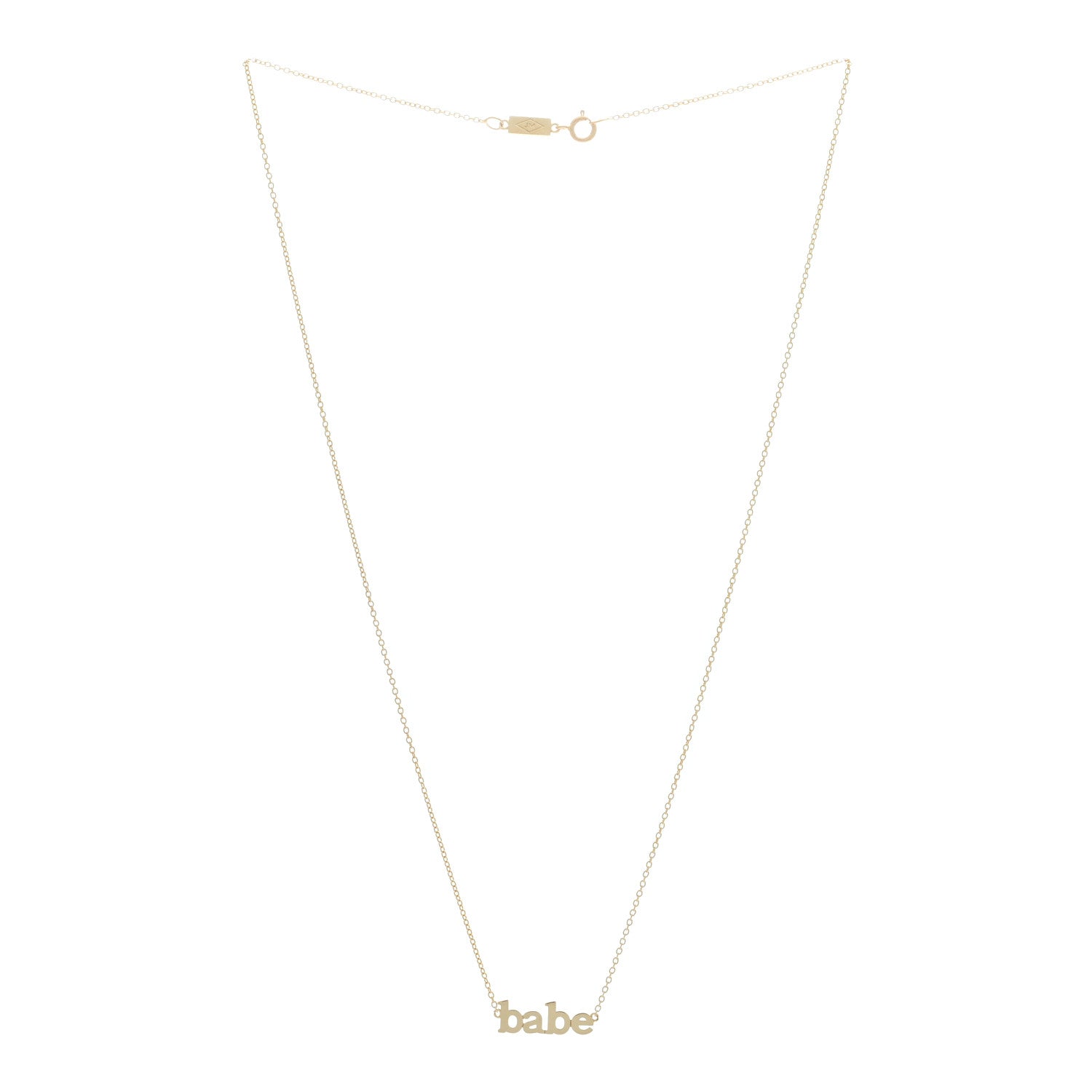 Jennifer Meyer 18K Yellow Gold Babe Necklace 3 of 4