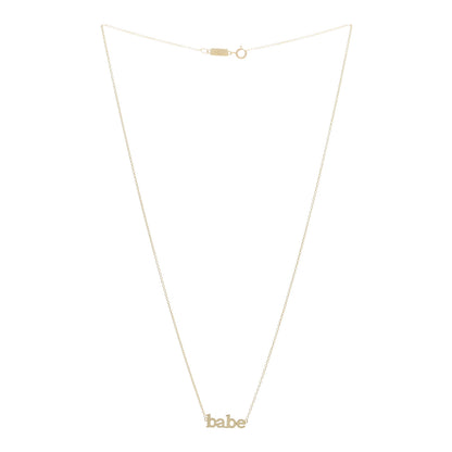 Jennifer Meyer 18K Yellow Gold Babe Necklace 3 of 4