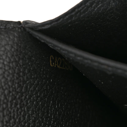 Louis Vuitton Empreinte Monogram Giant Crafty Sarah Wallet Creme Black 8 of 10