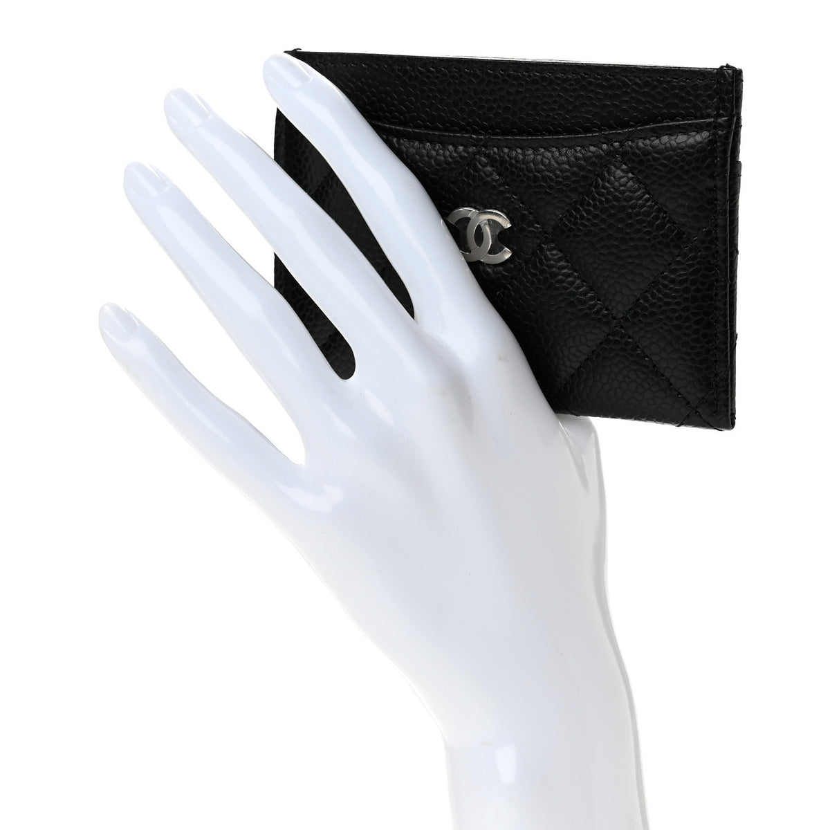 Chanel Caviar Quilted Card Holder Black 2 of 8