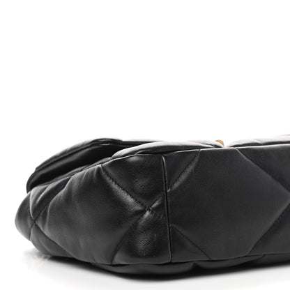 Chanel Goatskin Quilted Medium Chanel 19 Flap Black 8 of 9