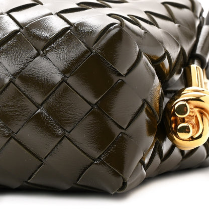 Bottega Veneta Polished Nappa Intrecciato Knot Mini Loop Camera Bag Kaki 9 of 11
