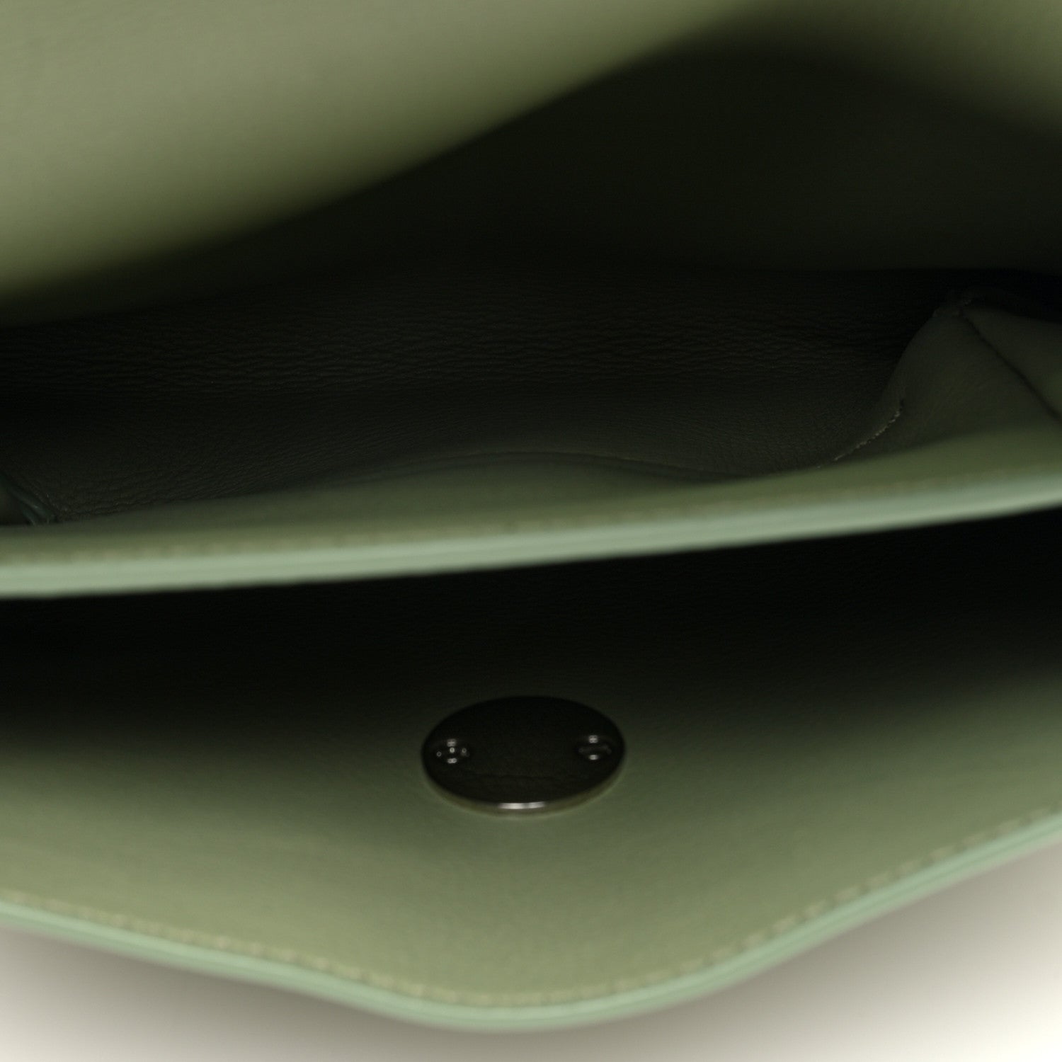 The Row Lambskin Nu Twin Envelope Clutch Dusty Green 5 of 6