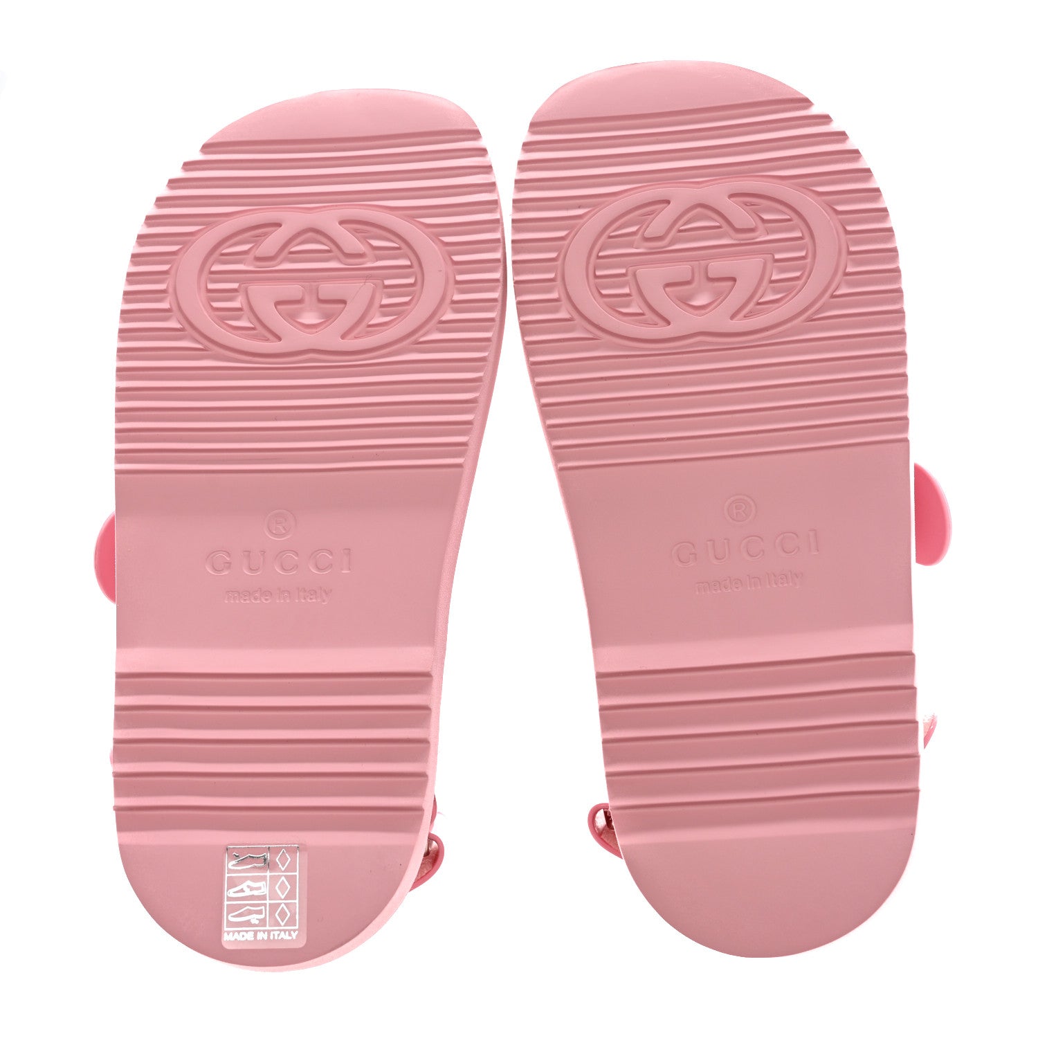 Gucci Rubber Mini Double G Womens Isla Dad Sandals 35 Wild Rose 6 of 11
