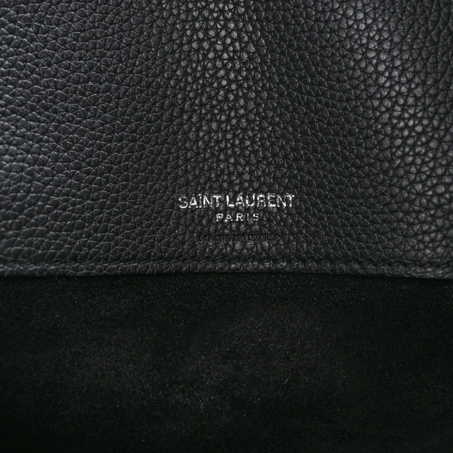 Grained Calfskin Medium Souple Sac De Jour Black