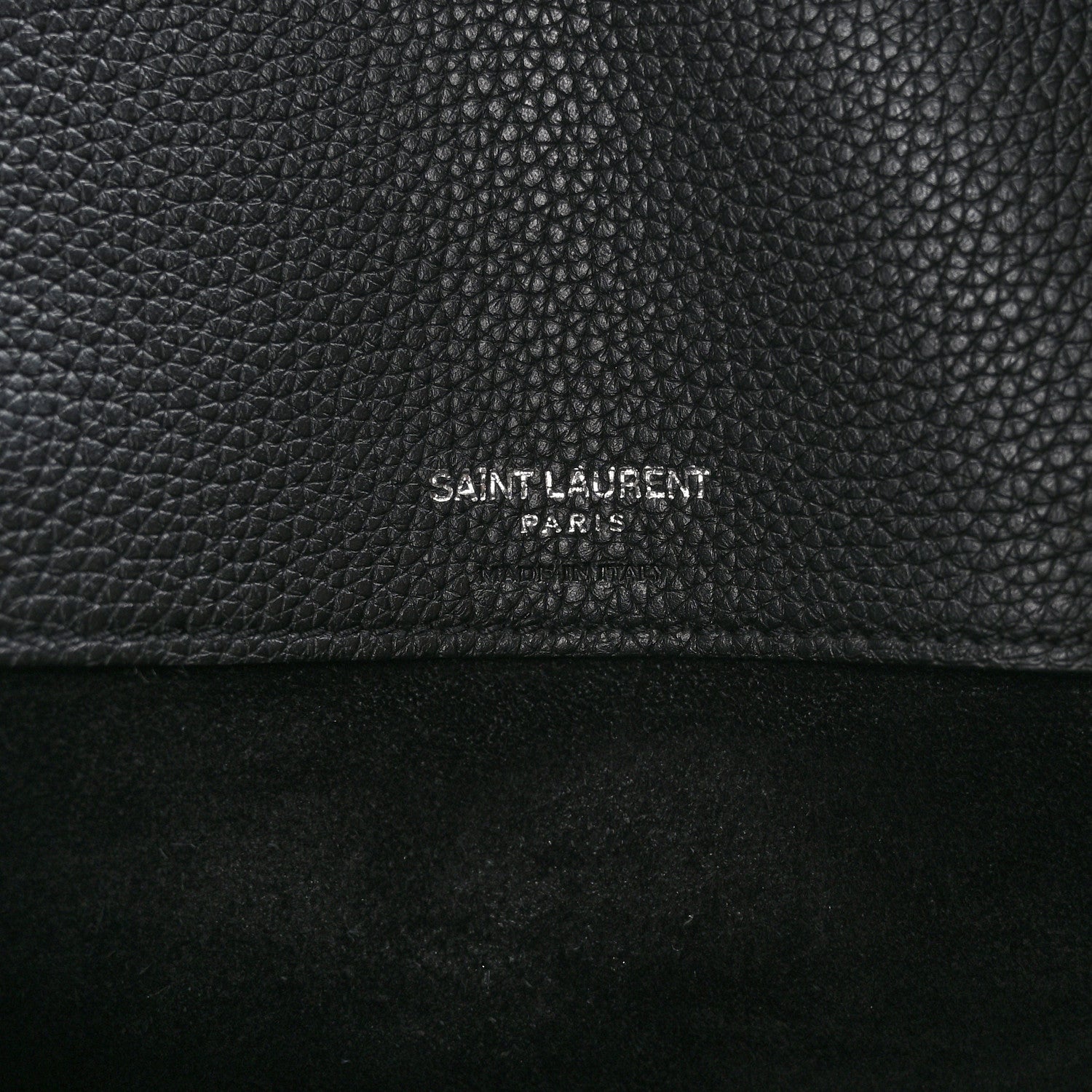 Saint Laurent Grained Calfskin Medium Souple Sac De Jour Black 7 of 12