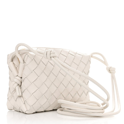 Bottega Veneta Nappa Intrecciato Mini Loop Camera Bag White 3 of 10