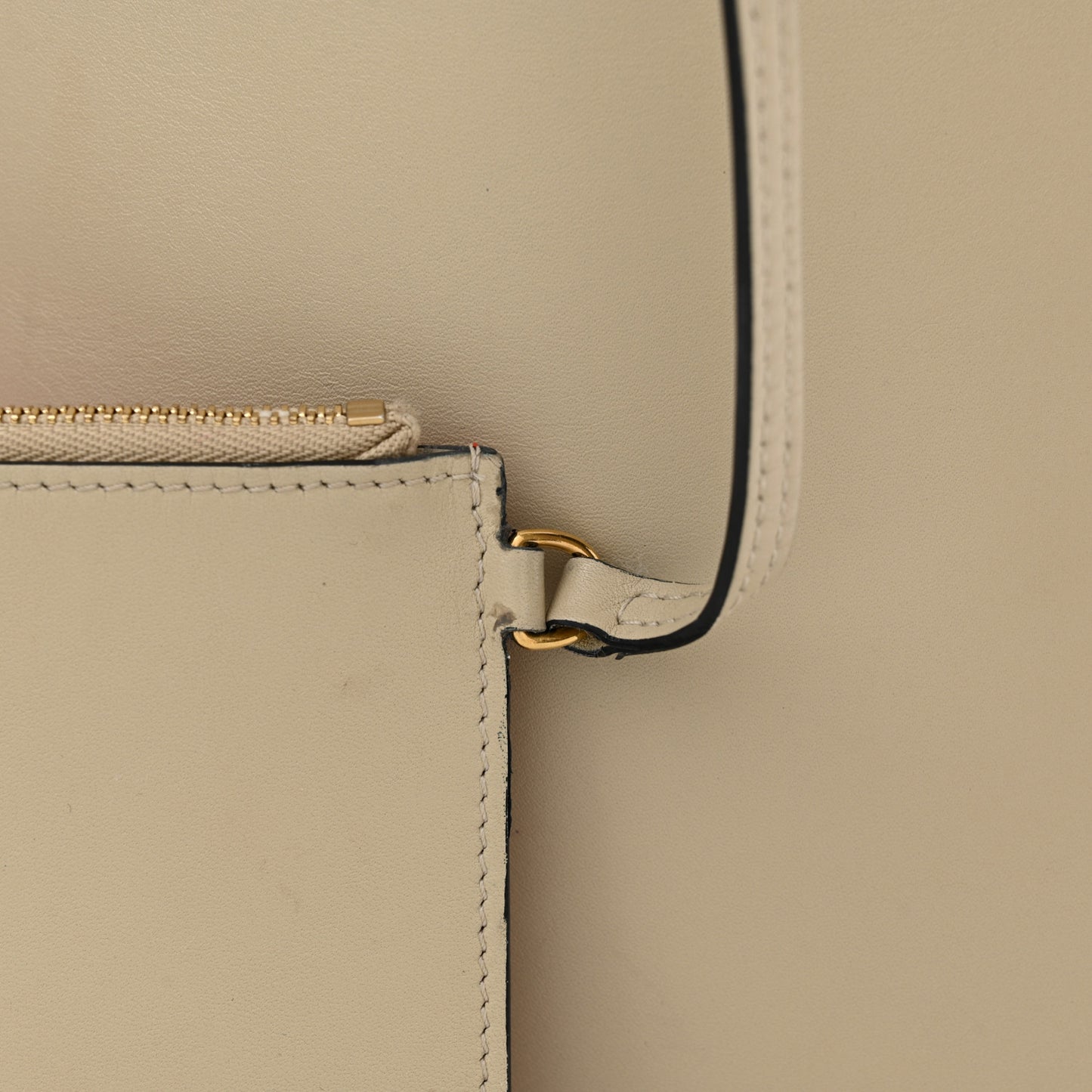 Shiny Smooth Calfskin Small Twisted Cabas