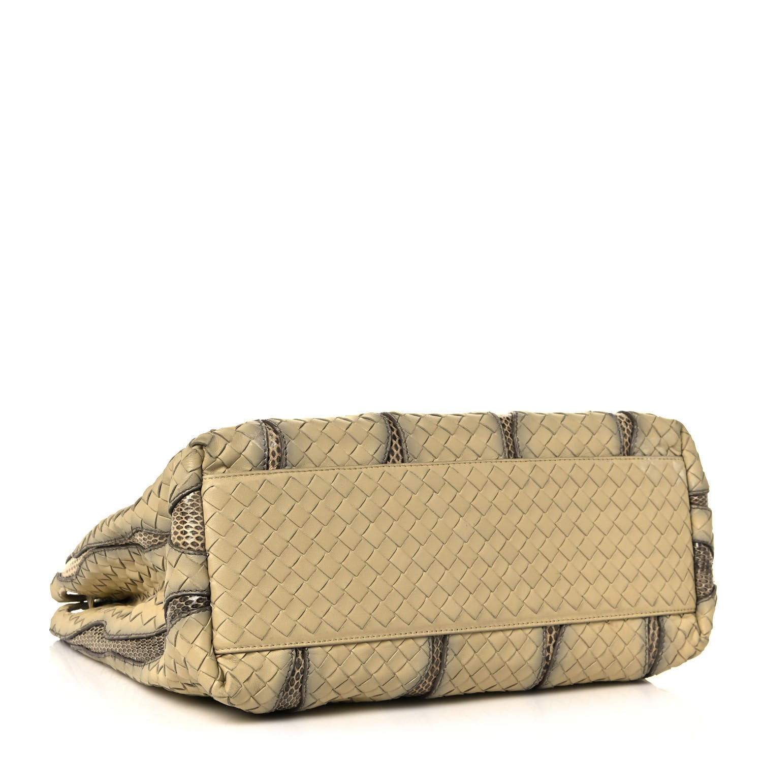 Bottega Veneta Nappa Ayers Intrecciato Medium Garda Bag Beige 3 of 16