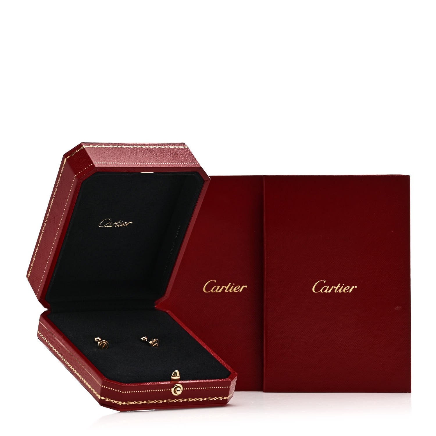 Cartier 18K Yellow Gold LOVE Earrings 5 of 5