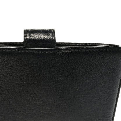 Chanel Goatskin Small Ring Agenda Planner Black 9 of 11