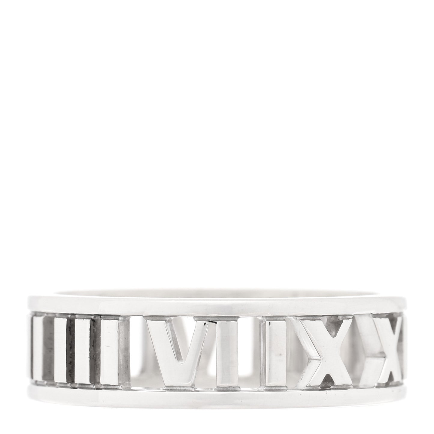 Sterling Silver Wide Atlas Open Ring 64 10.75