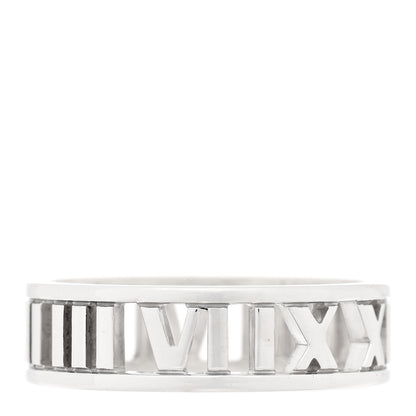Tiffany Sterling Silver Wide Atlas Open Ring 64 10.75 3 of 4