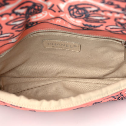 Chanel Cotton Quilted Small Bandana Single Flap Pink 5 of 10