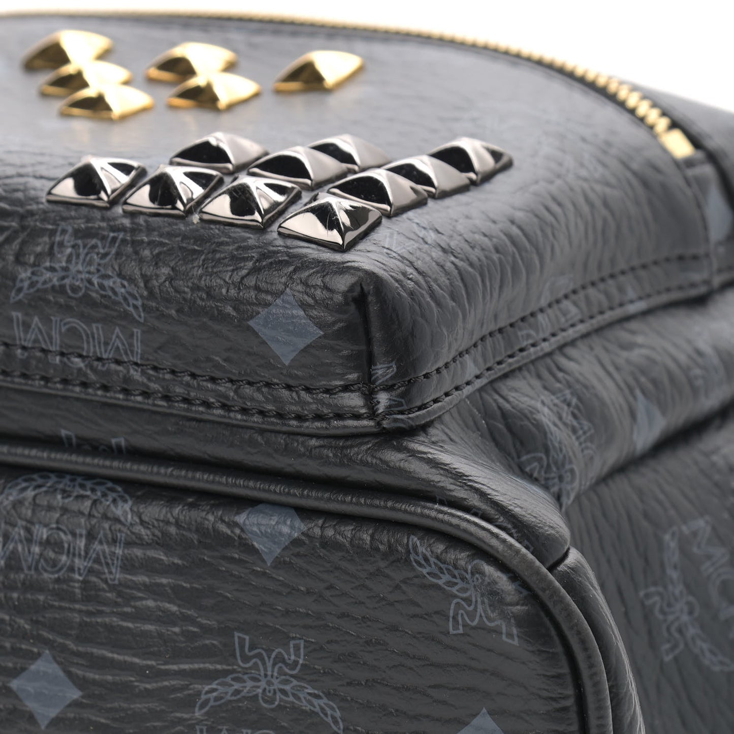 Visetos Studded Small Stark M Backpack Black