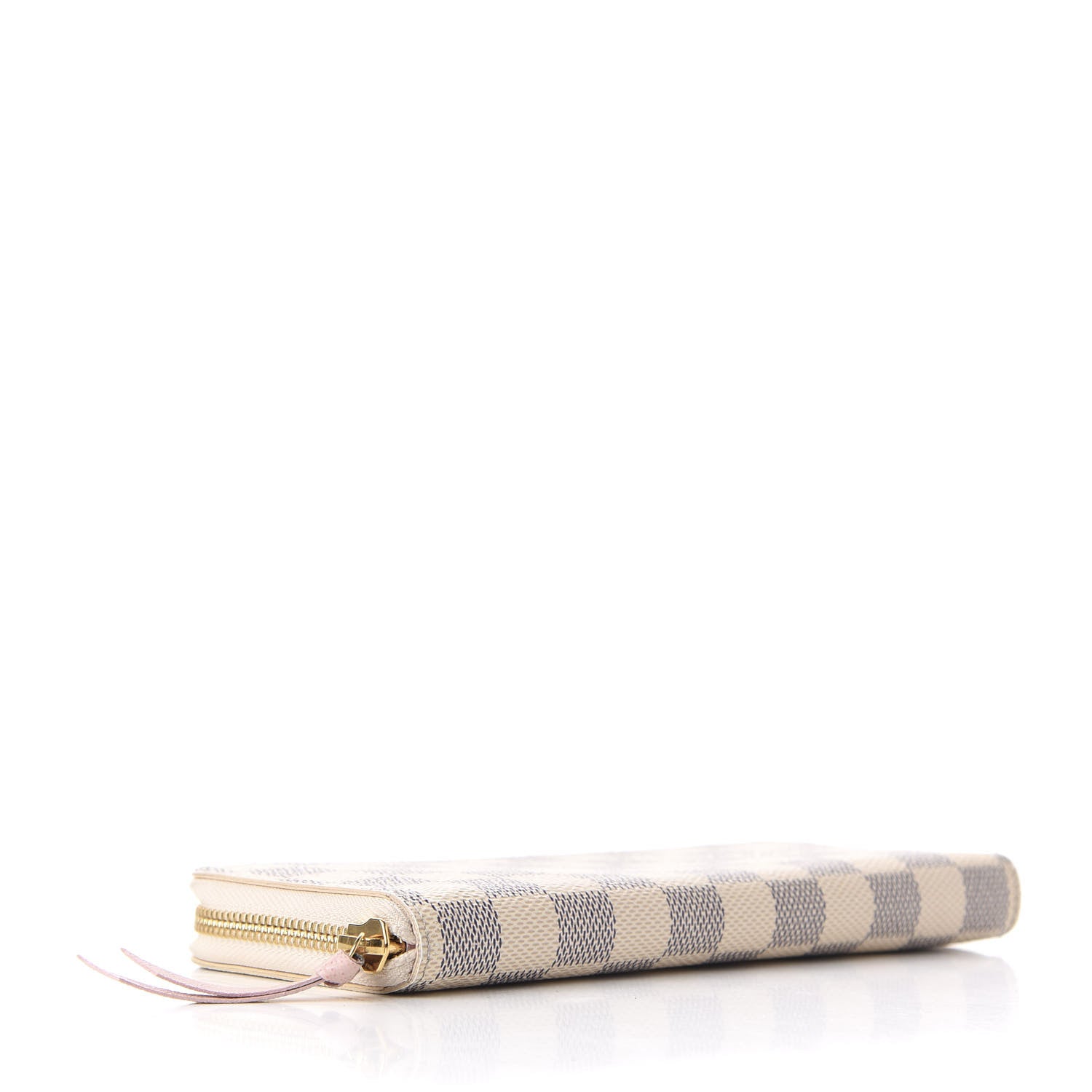 Louis Vuitton Damier Azur Clemence Wallet Rose Ballerine 4 of 16