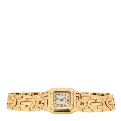 Cartier 18K Yellow Gold 17mm Panthere Art Deco Quartz Watch 2 of 4