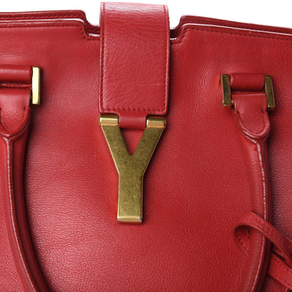 Saint Laurent Calfskin Medium Classic Y Cabas Red 8 of 15