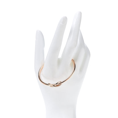 Tiffany 18K Rose Gold Diamond Infinity Cuff Bracelet 2 of 5
