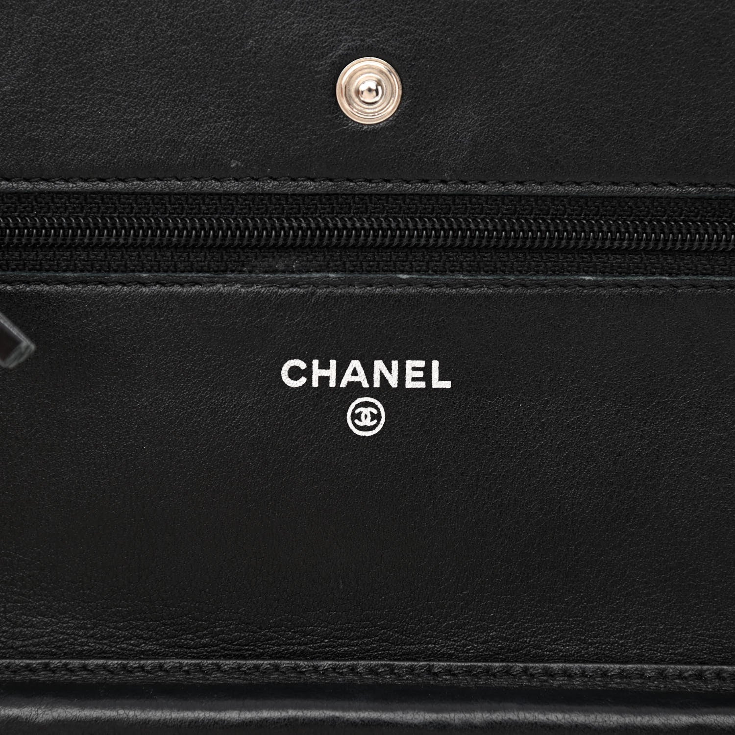 Chanel Calfskin Quilted Reissue Wallet On Chain WOC Black 6 of 12
